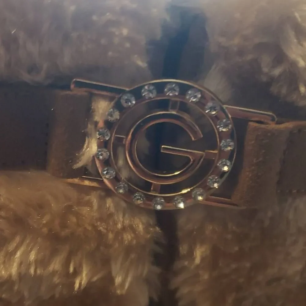 GBG Los Angeles Aussie faux fur-lined 7 1/2